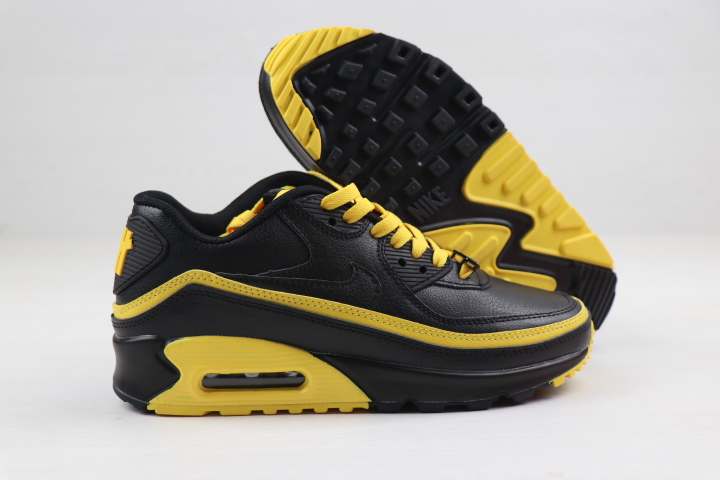 2020 Nike Air Max 90 Black Yellow Shoes